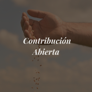 botón de contribución abierta