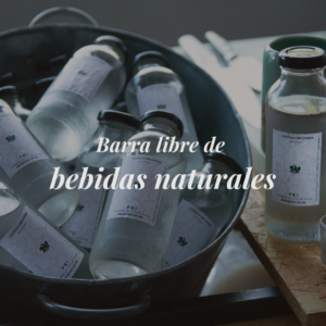 barra libre de bebidas naturales (20 personas)